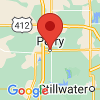 Map of Perry, OK US